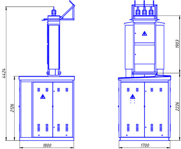 Підстанції трансформаторні комплектні  КТП1(2) – 25…400/10(6)/0,4